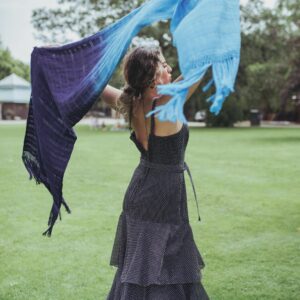 Lourdes Scarf (Blue)